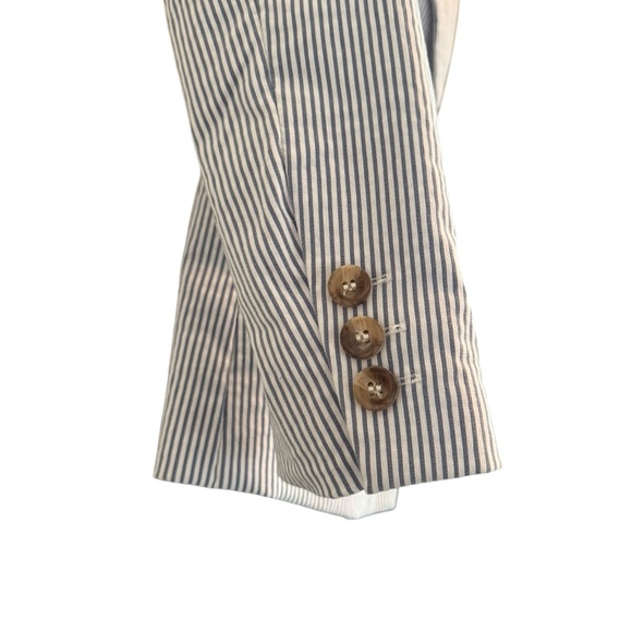 Joie Striped Double-Breasted Women's Blazer - Picture 3 of 6